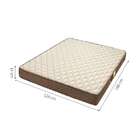 Colchão Casal Com Espuma D28 Pro Coluna (14x128x188) Bege E M