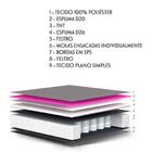 Colchão Casal Com Molas Cinza Preto Siena Hellen