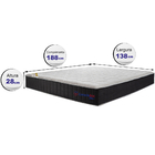 Colchão Casal Com Molas Ensacadas Cama Inbox Cloud Cinza 138x