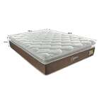 Colchão Casal Cygnus Molas Ensacadas (34x138x188) Branco E Be