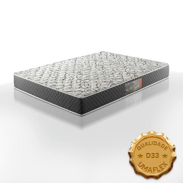 Colchão Casal D33 138 X 188 X 14 Cinza Umaflex Ouro