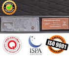 Colchão Casal D33 138x188x14cm Espuma Selada Antialérgico Bf