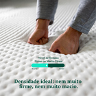 Colchão Casal D33 Connect App Massageador Brinde Travesseiro