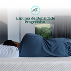 Colchão Casal D45 Connect Molas Massageador + Travesseiro 25x