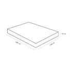 Colchão Casal De Espuma D33 Light (17x138x188) Grafite E Azul