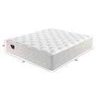 Colchão Casal Ecoflex Mola Ensacada Wide Alva  Branco/rose