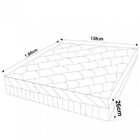 Colchão Casal Espresso Móveis Molas Ensacadas Vian 26x 188x 1