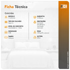 Colchão Casal Espuma Charleston D28 138x188x20 Bordado