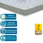 Colchão Casal Espuma D20 Sleep Max Castor 138x188x25 Cm
