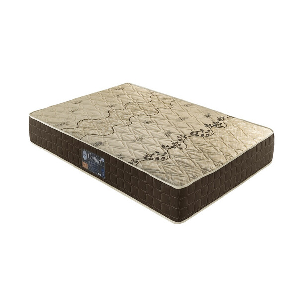 Colchão Casal Espuma D28 Confort 138x188x14 Bordado