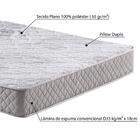 Colchão Casal Espuma D33 Ecoline 138x188x20 - Cinza