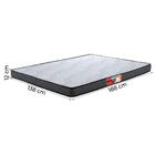 Colchão Casal Espuma D33 Esplanada 138x188x12cm Cinza / Branc