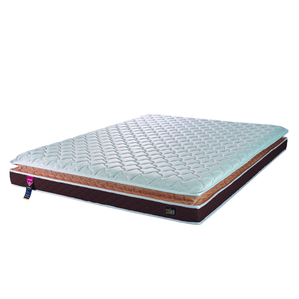 Colchão Casal Espuma D33 Pillow Top Nobre 138x188x22cm Hellen Marrom