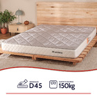 Colchão Casal Espuma D45 A Vácuo  Certificada 138x188x17cm Bf