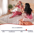 Colchão Casal Espuma D45 A Vácuo  Certificada 138x188x17cm Bf