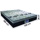 Colchão Casal Espuma Solid 138x188x28cm Marrom/branco Gazin -