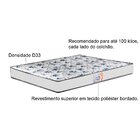 Colchão Casal Espuma Supreme D33 Gazin 138x188x15 Branco