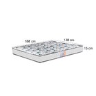 Colchão Casal Espuma Supreme D33 Gazin 138x188x15 Branco