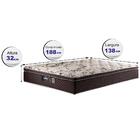 Colchão Casal Gazin De Molas Ensacadas Pérola Negra 138x188x3