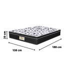 Colchão Casal Gazin Lumier Molas Bonel 1,38x1,88x0,20