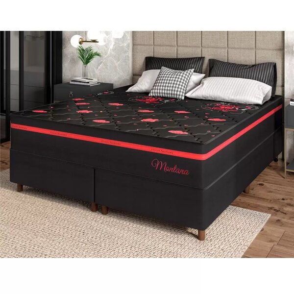 Colchão Casal Hellen Molas Ensacadas Montana 33x 188x 138 Cm