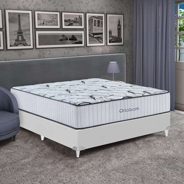 Colchão Casal Highfoam Com Espuma Hr 45 (28x138x188) Branco