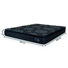 Colchão Casal King Molas Ensacadas City Pillow Top 193x203x23