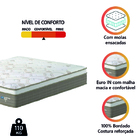 Colchão Casal King Molas Ensacadas Guarda Costas Alameda 193x