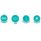 Colchão Casal Liso Espuma D33 Antialérgico Antiácaro 188x138x