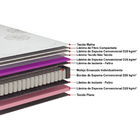 Colchão Casal Manhattan Com Molas Ensacadas 138x188x24cm- Rose