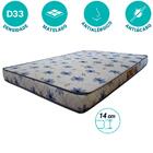 Colchão Casal Matelado Espuma D33 Antialérgico Antiácaro 188x