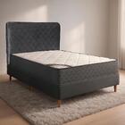 Colchão Casal Milão + Box + Cabeceira 138x200x65