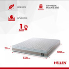 Colchão Casal Millenium One Face Espuma D33 Hellen