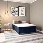 Colchão Casal Mola Ensacada Aube Macio (25x138x188) Azul E Br