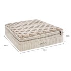 Colchão Casal Mola Ensacada Charlotte 43x138x188cm King Koil