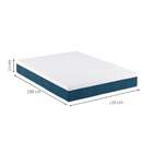 Colchão Casal Mola Ensacada Mornings Macio (25x138x188) Azul