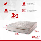 Colchão Casal Mola Montana Master Hellen