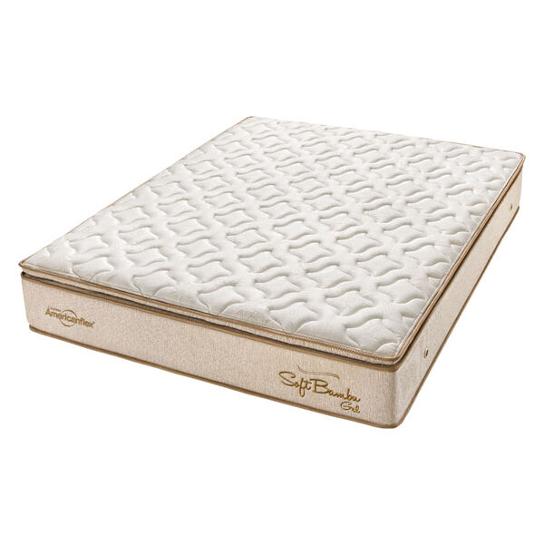 Colchão Casal Molas Ensacadas Americanflex Soft Bambu Gel 138