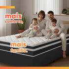 Colchão Casal Molas Ensacadas Bali 138x188x22cm