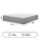 Colchão Casal Molas Ensacadas com Pillow Top Extra Conforto 1