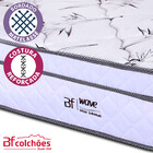 Colchão Casal Molas Ensacadas Individualmente Com Pillow Cert