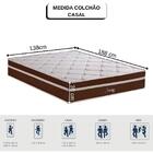 Colchão Casal Molas Ensacadas Jasmim Polar