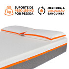 Colchão Casal Molas Ensacadas Látex 100 Natural Premium Antia
