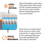 Colchão Casal Molas Ensacadas Látex 100 Natural Premium Antia