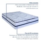 Colchão Casal Molas Ensacadas Mônaco 32x138x188cm Paropas By