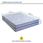 Colchão Casal Molas Ensacadas Samambaia 30x138x188cm Paropas