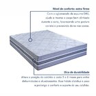 Colchão Casal Molas Ensacadas Samambaia 30x138x188cm Paropas