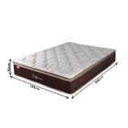 Colchão Casal Molas Ensacadas Serflex Soffisticato Marrom