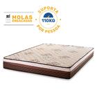 Colchão Casal Molas Ensacadas Siena 138x188x20cm - Suporta at