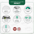 Colchão Casal Molas Minaspuma Impact Ii Double Face 138x188x3